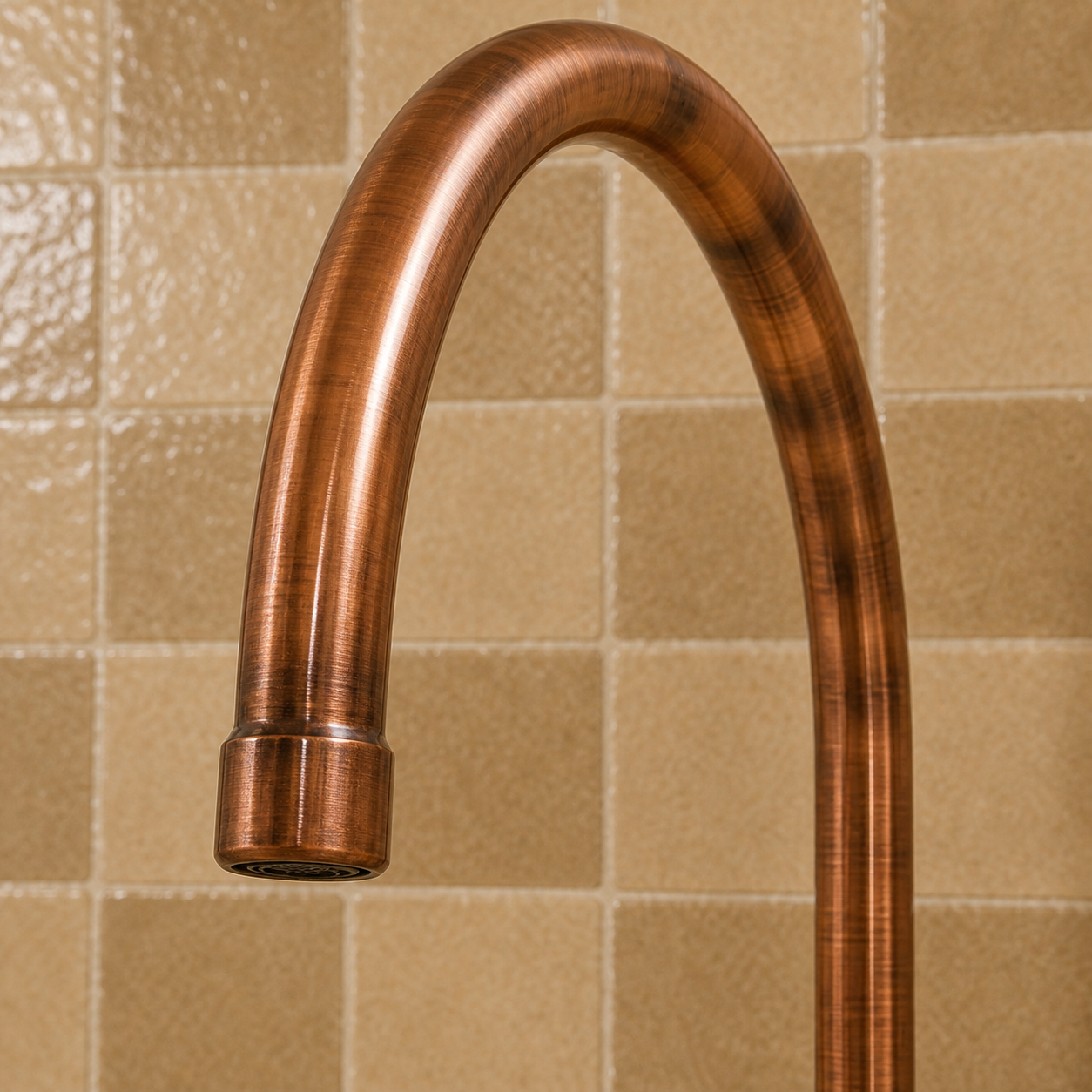 Handmade Copper Bridge Faucet