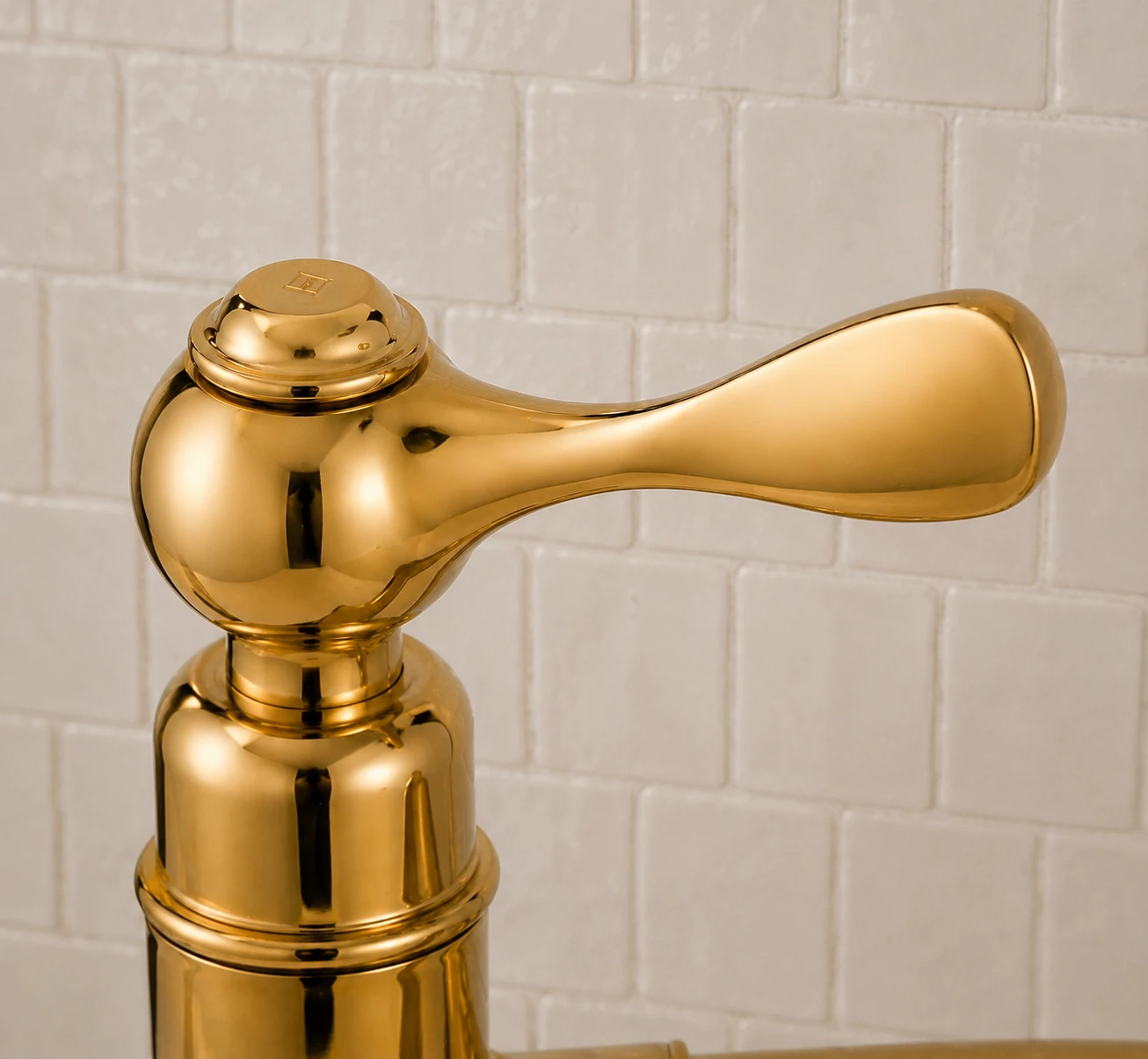 Moroccan Handmade Brass Bathroom Vanity Faucet